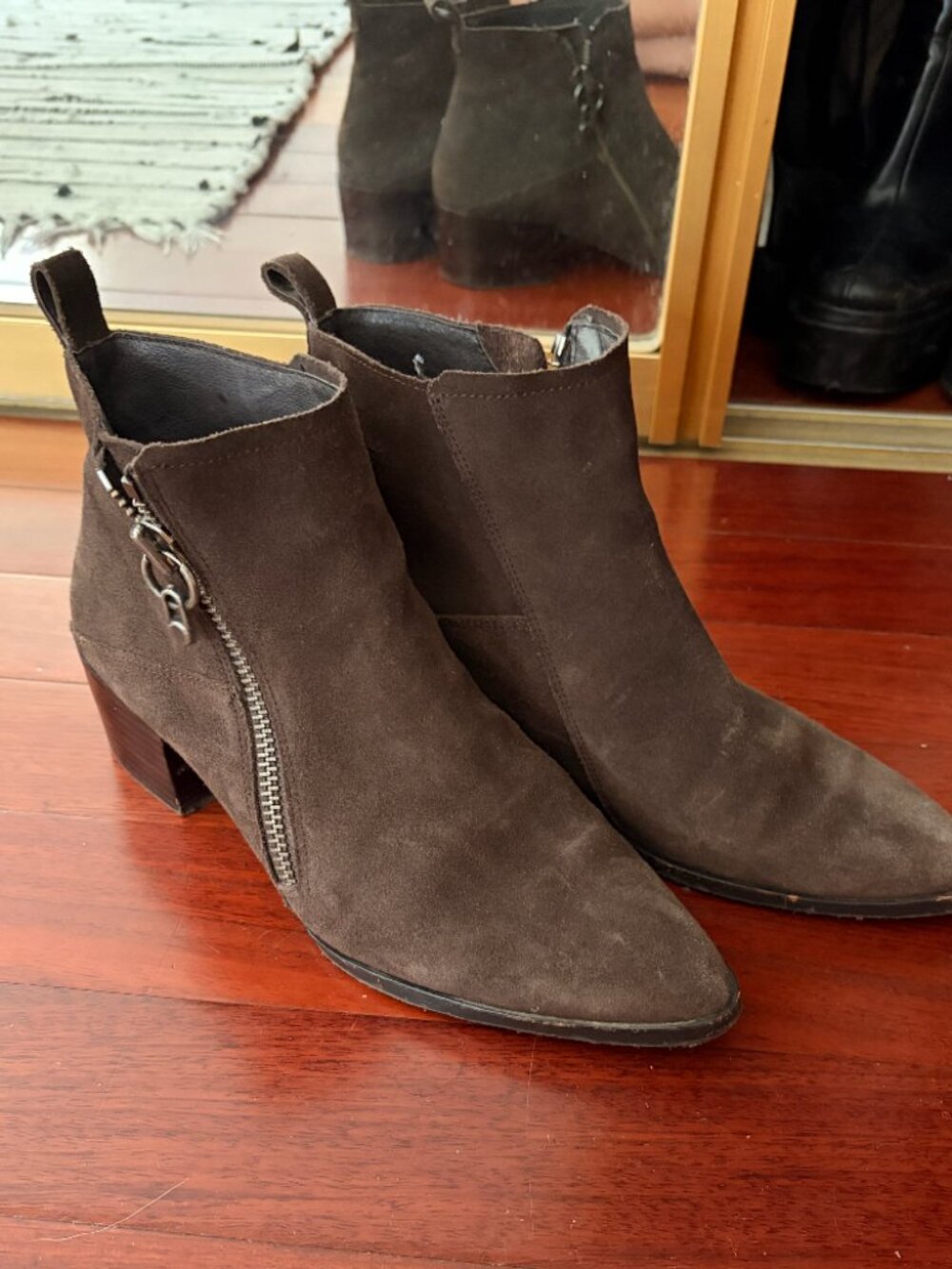 Donald J. Pliner Brown Suede Boots Size 39